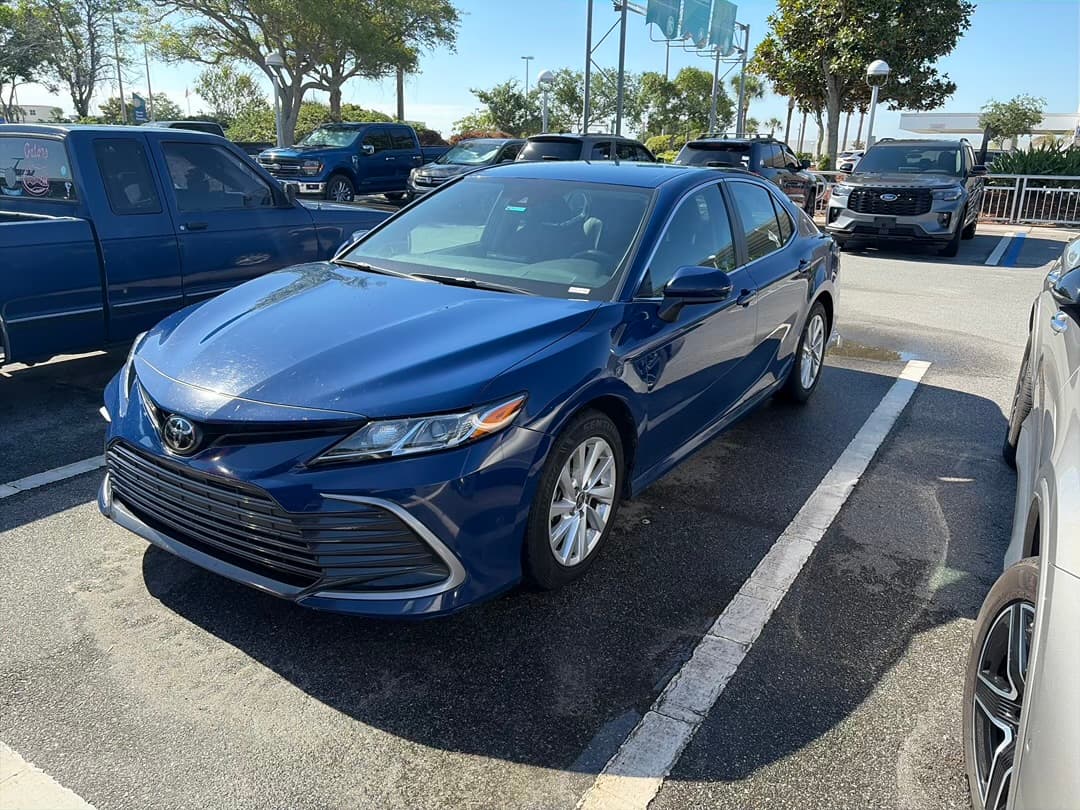 2024 Blue Toyota Camry